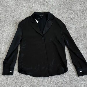 Rachel Zoe Black Blouse